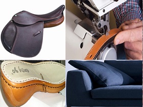 HIGHTEX 205-370  Máy may bước đồng bộ hạng nặng dùng để sản xuất vải bọc, yên ngựa, giày, đồ da và dây đai vải, dây nịt