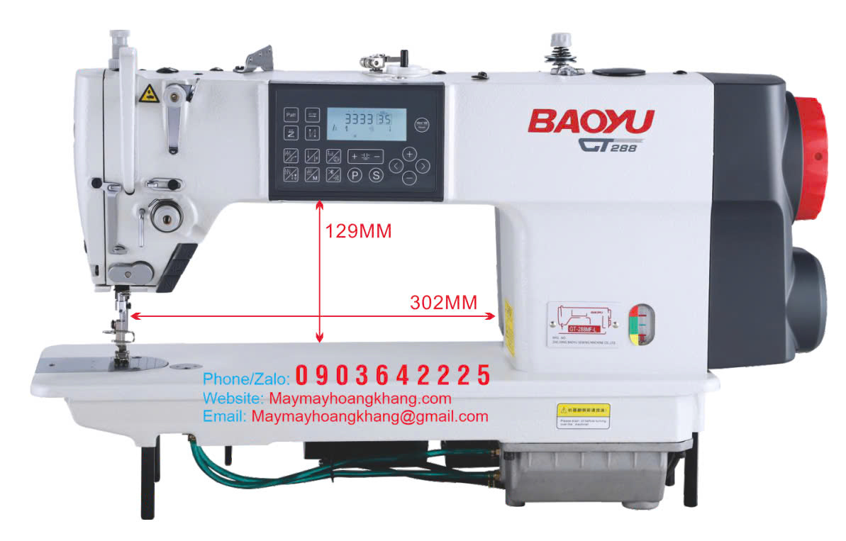 Máy 1 kim điện tử thân dài Baoyu GT-288MF-L