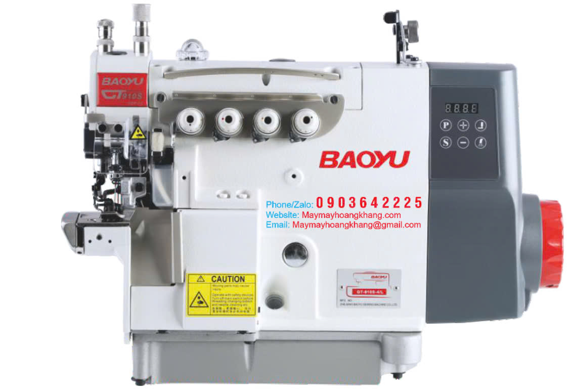 Máy vắt sổ 2 kim 4 chỉ điện tử đầu nhỏ Baoyu GT-910S-4UTD