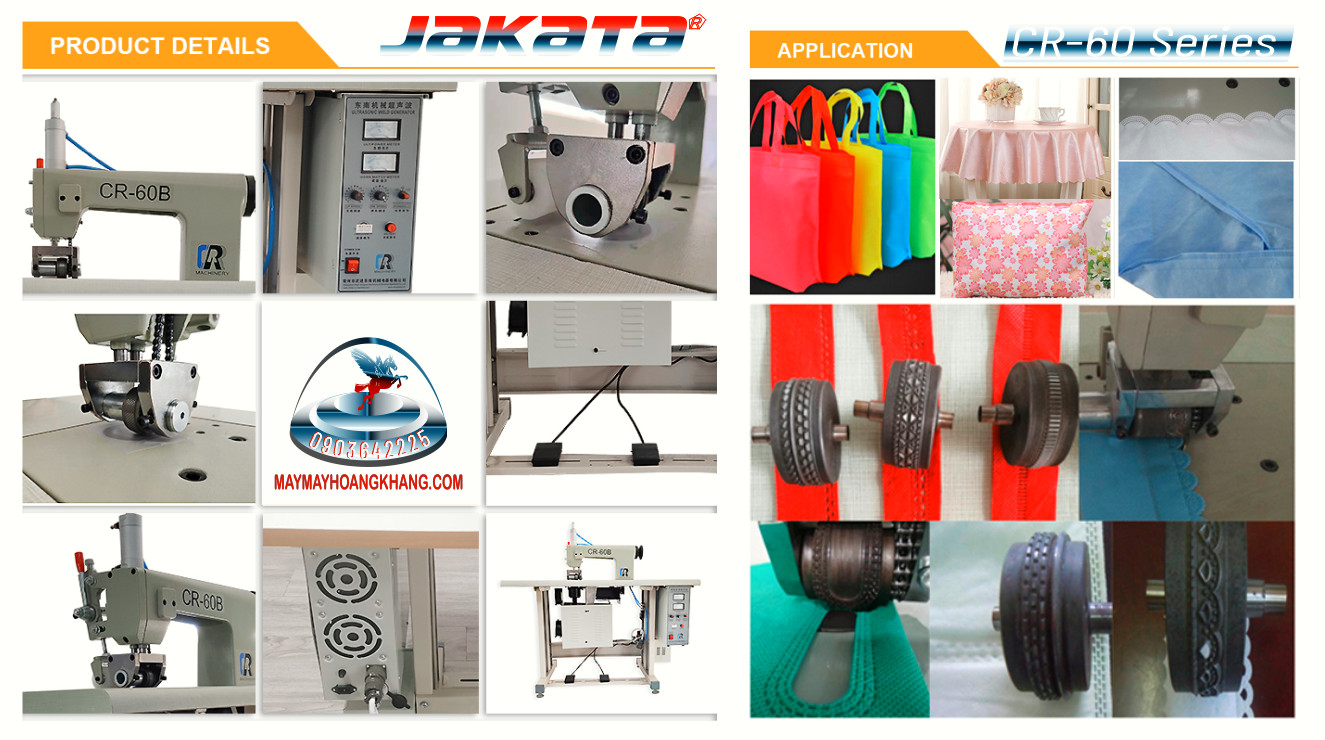 JAKATA CR-60B Máy cán ren, máy may siêu âm