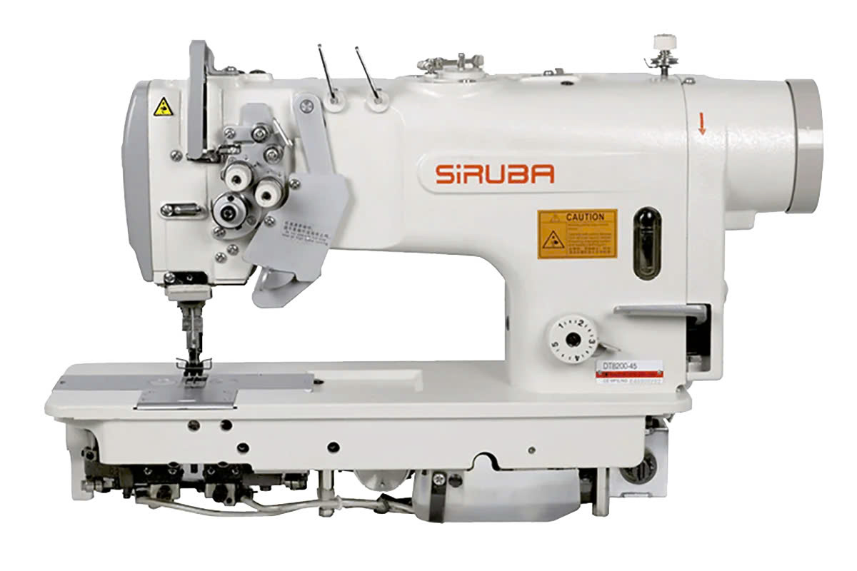 SIRUBA DT8200-45-064H Máy may 2 kim di động ổ nhỏ motor liền trục Siruba