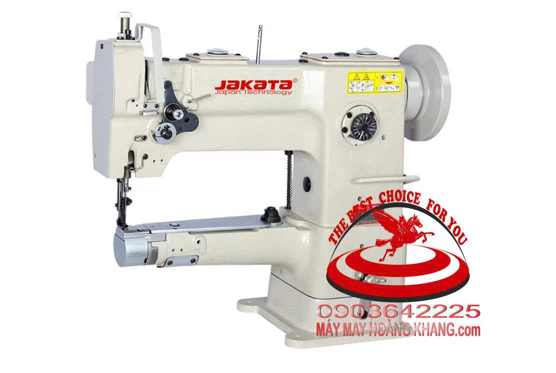 JAKATA JKT-246D Máy may ống ổ lớn (máy trụ ngang) motor liền trục Jakata