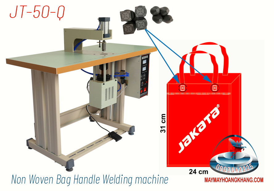 JAKATA JT-50-Q  - Máy dập quai túi bằng sóng siêu âm