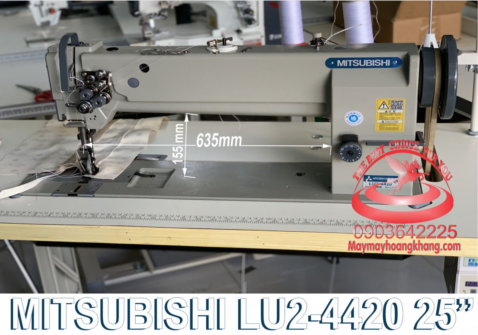 Máy 2 kim chân vịt bước MITSUBISHI LU2-4420