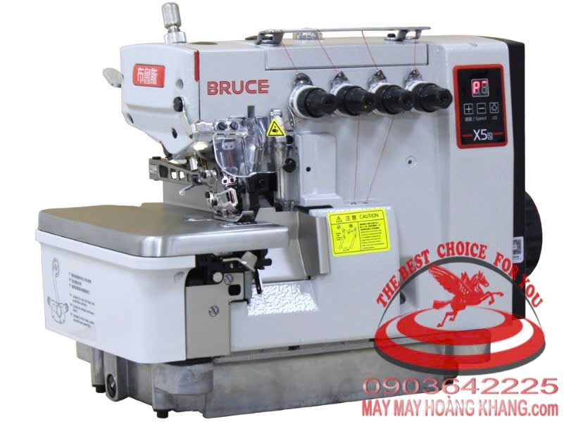 Máy vắt sổ 2 kim 4 chỉ Bruce X5S-4-M03-333