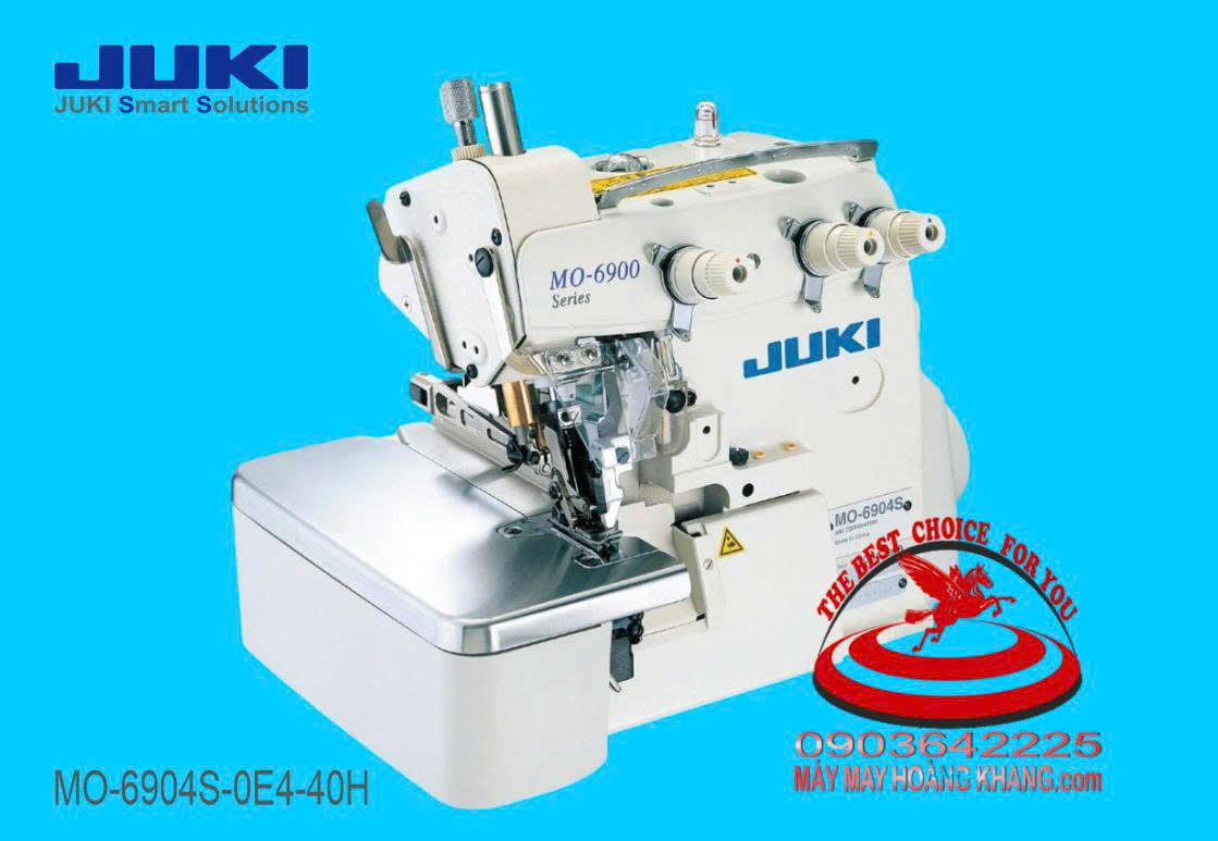Máy vắt sổ 1 kim 3 chỉ Juki MO-6904S-0E4-40H