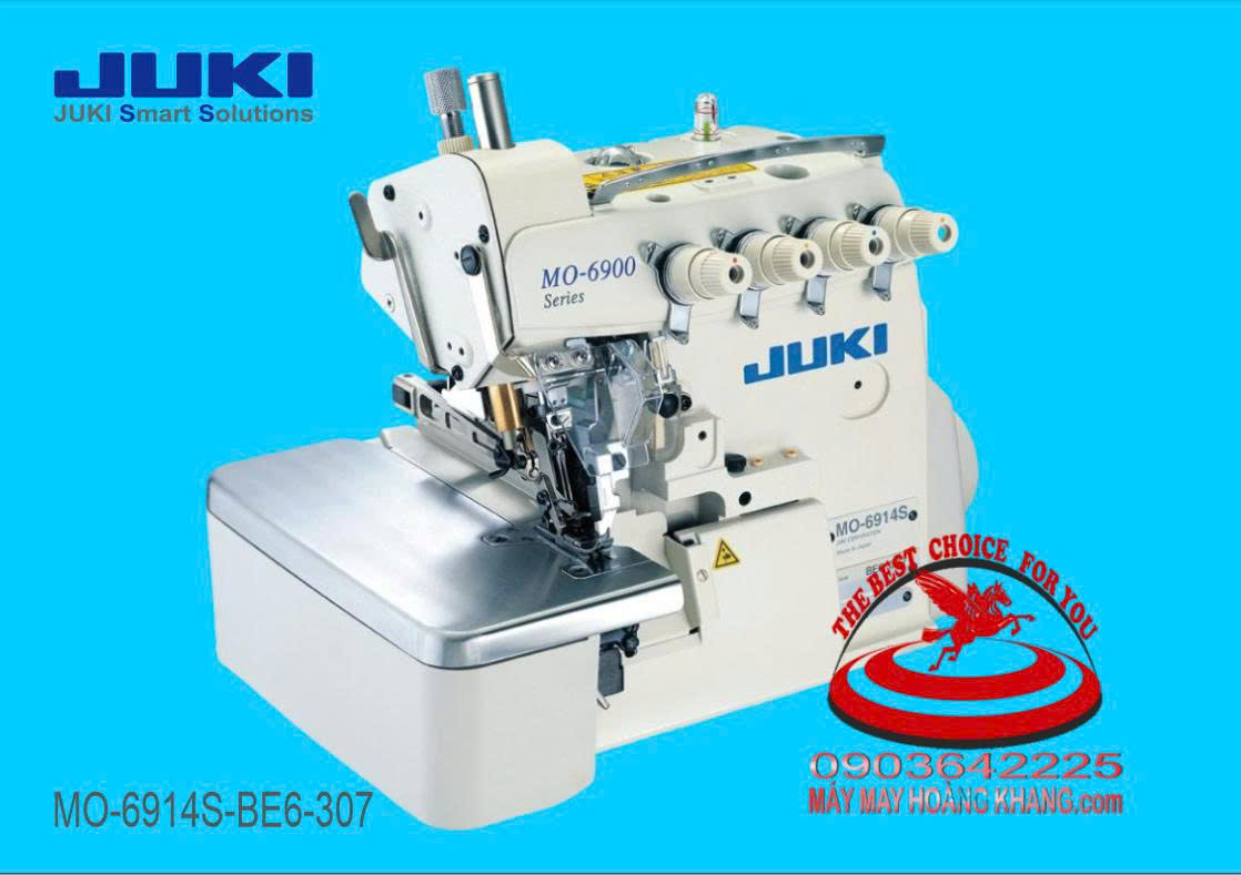 Máy vắt sổ 2 kim 4 chỉ Juki MO-6914S-BE6-307