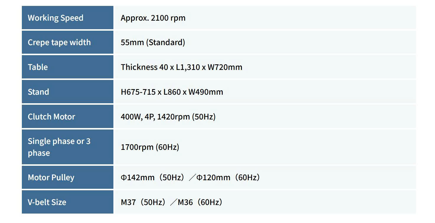 NEWLONG TN-2D Bộ máy may bao giấy kèm bàn chuyên dụng_Specifications