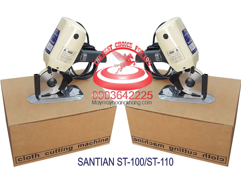SANTIAN ST-100/ST-110 Máy cắt vải tròn / Máy cắt đĩa 100mm/110mm Máy cắt vải cầm tay Santian 100 ST Santian 4"/ 5" Round Knife Cutter. Model ST-100 (4") & ST-110 (5")