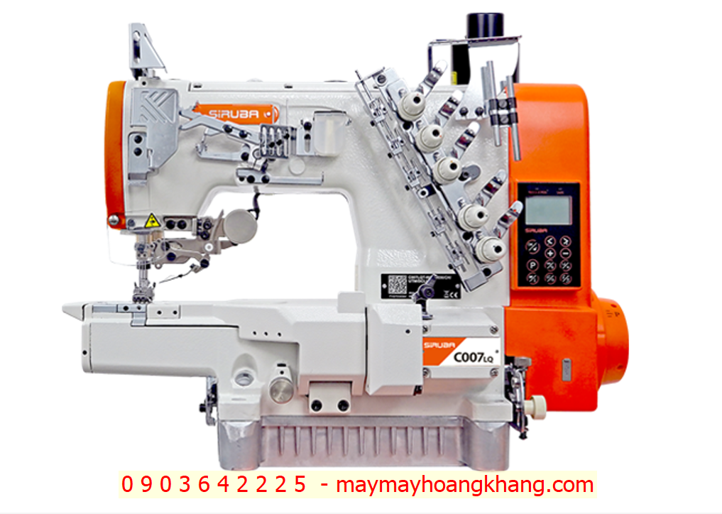 Máy viền đầu túm điện tử thông minh Siruba C007LQT-W122-356/CH 