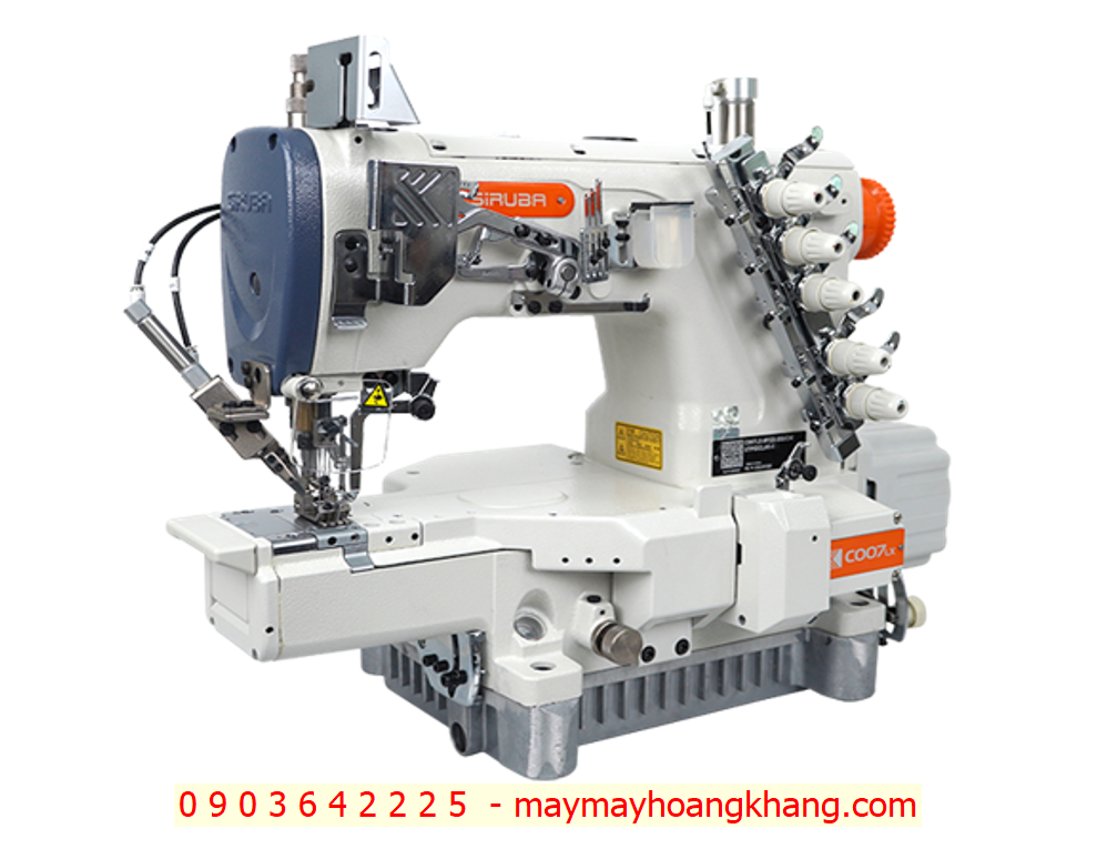 Máy viền đầu túm tốc độ cao đầu bán khô Siruba C007LX-W122-356