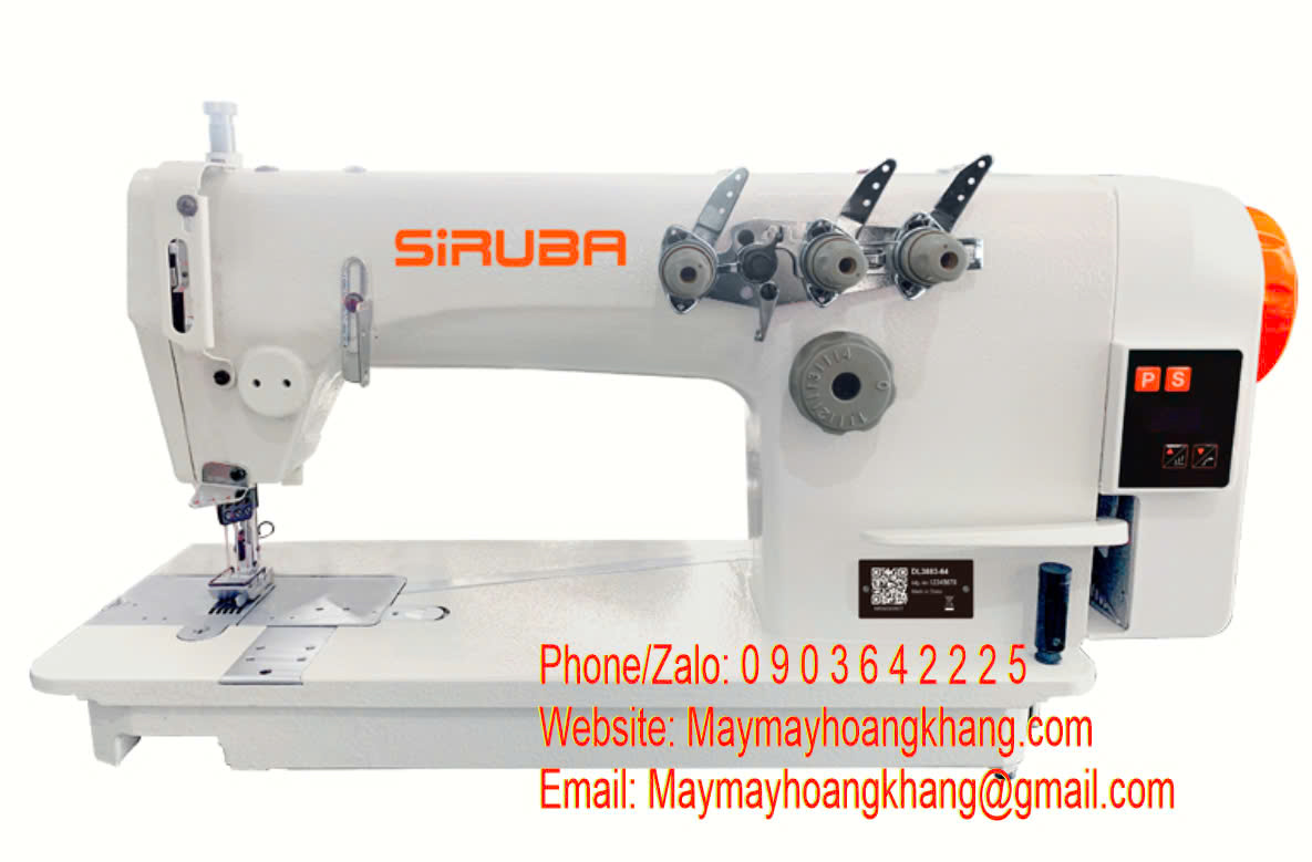 SIRUBA DL3880 Series Máy may móc xích 1/2/3 kim