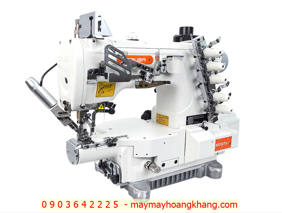 Máy viền nhỏ điện tử cắt chỉ bằng hơi Siruba S007KD-W122-356/PCH-3M/UTT