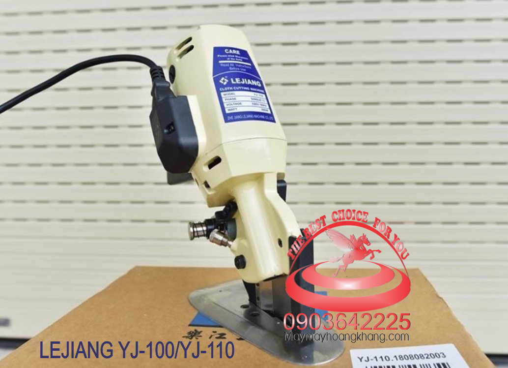 Máy cắt vải cầm tay Lejiang YJ-100 / YJ-110, máy cắt đĩa Lejiang 
