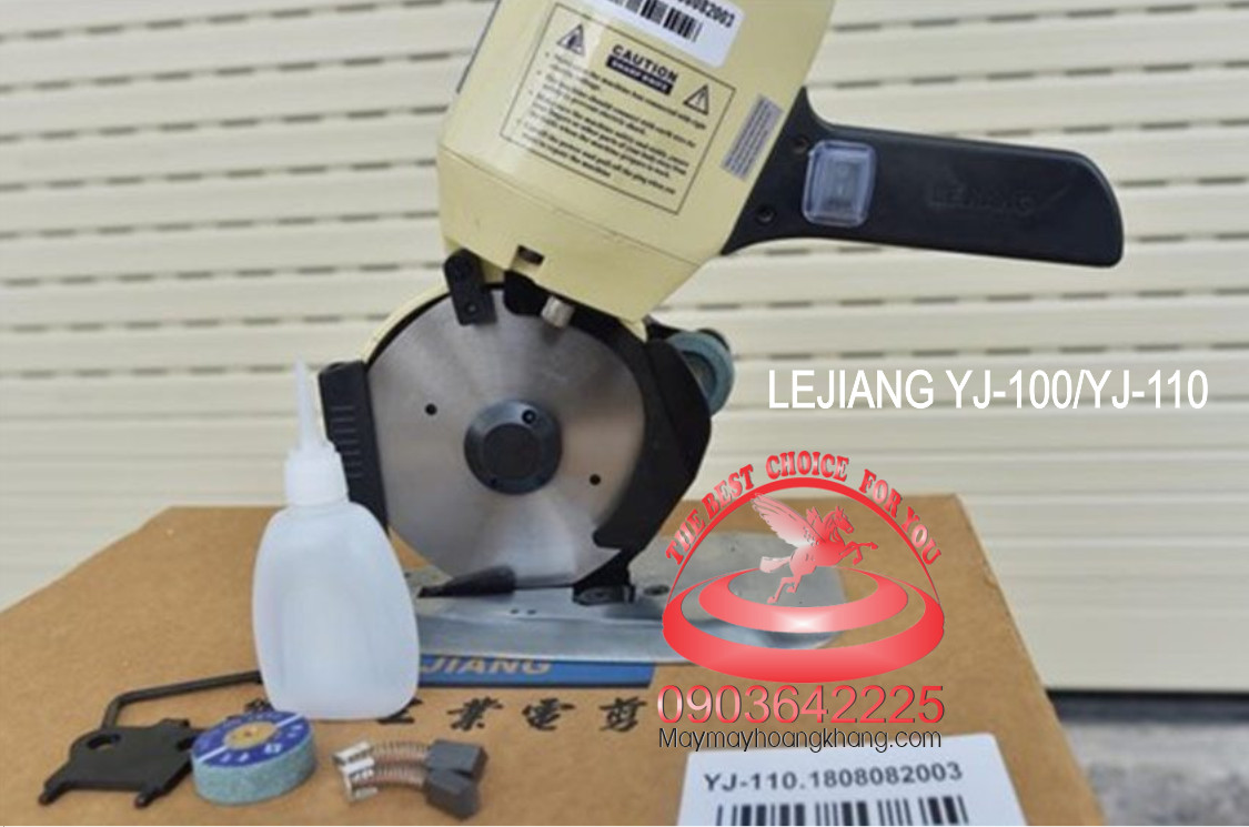 Máy cắt vải cầm tay Lejiang YJ-100 / YJ-110, máy cắt đĩa Lejiang 