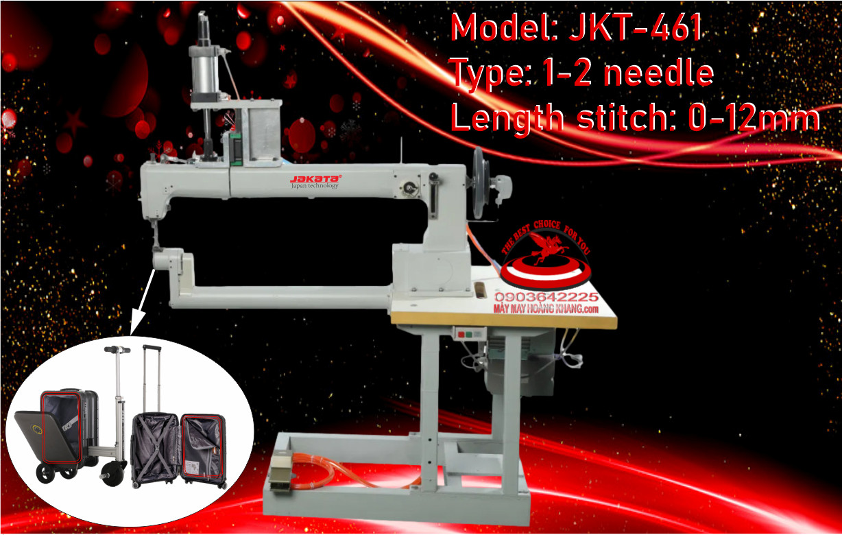 JAKATA JKT-461 Máy thân dài chuyên may vali