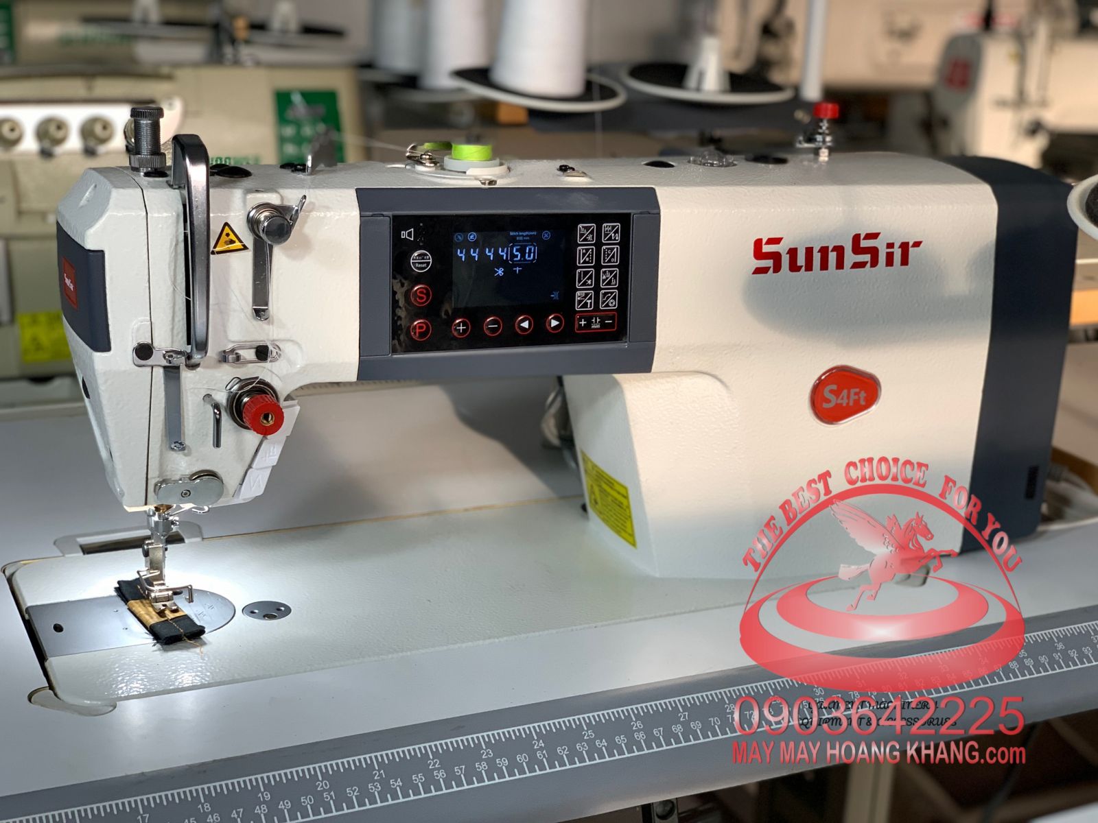 Máy may 1 kim điện tử thông minh SUNSIR S4Ft-M-4C-I
