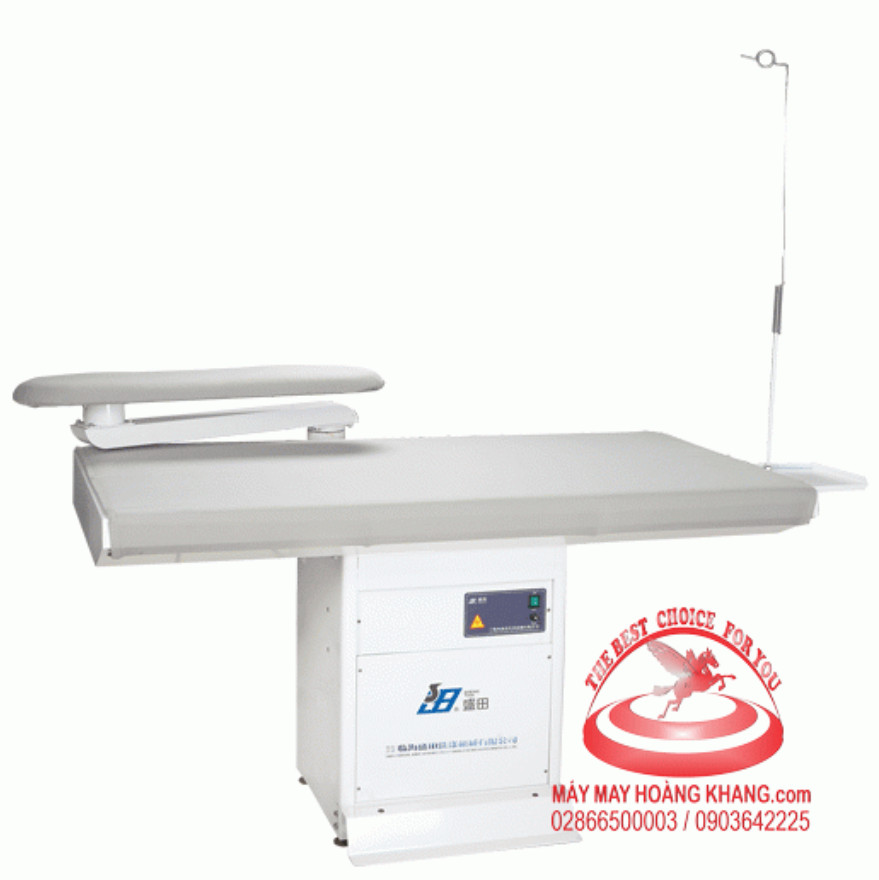 TD-B1 (80x152cm) Bàn hút có gối ủi, bàn đạp tự động khổ 80x152cm  Shengtian Vacuum Ironing Table